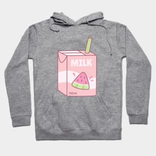 Cute Packet Of Watermelon Milk Hoodie